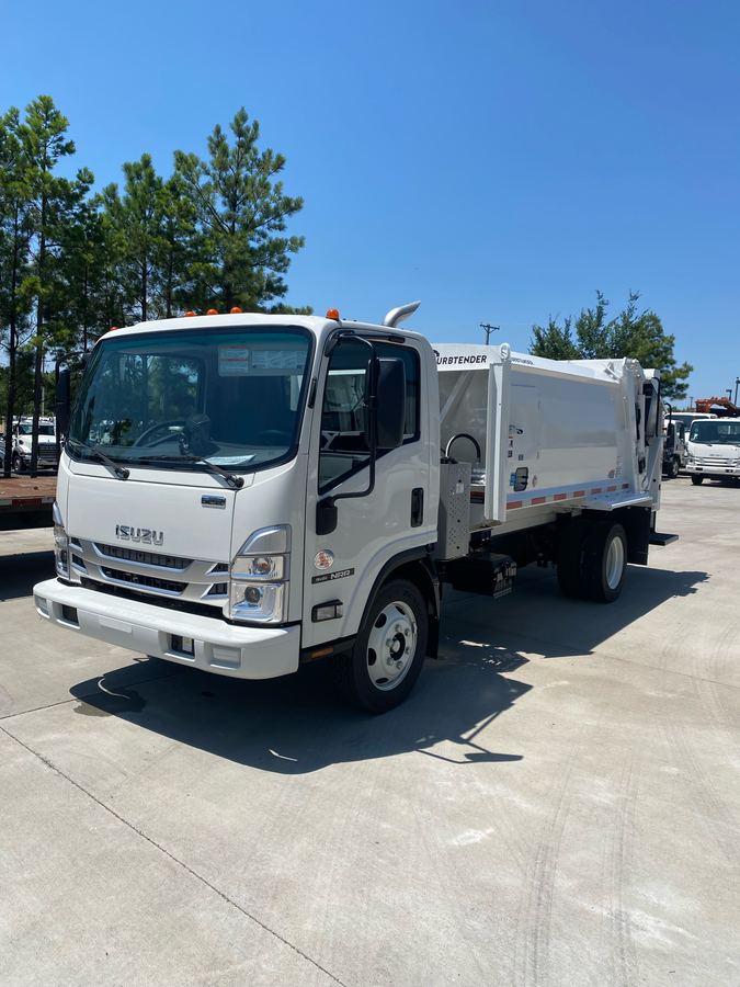 Country Cousins Waste Services truck on route in Northeast DFW